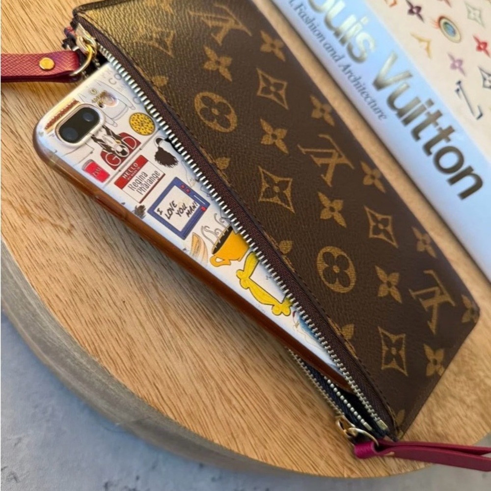 Louis Vuitton Adele Monogram Wallet – Fuchsia Interior | Tags + Dust Bag + Box - Picture 15 of 15